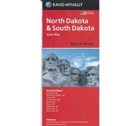 Dakota du Nord et Dakota du Sud, carte facile à lire | Rand McNally