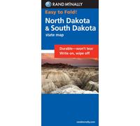 Dakota du Nord et du Sud, carte facile à plier | Rand McNally