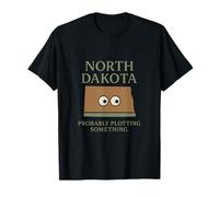 Dakota du Nord : probablement tracer quelque chose T-Shirt