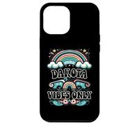 Dakota Vibes Only Cute Retro Girls Dakota Name Coque pour iPhone 12 Pro Max