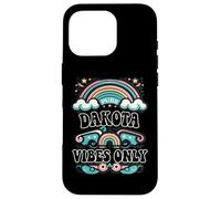 Dakota Vibes Only Cute Retro Girls Dakota Name Coque pour iPhone 16 Pro