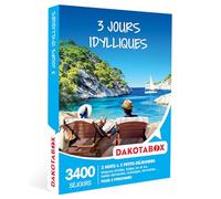 Dakotabox - Coffret cadeau 3 jours idylliques - Idée cadeau voyage romantique - Deux nuits avec petits-déjeuners pour 2 personnes