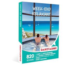 Dakotabox - Coffret cadeau Week-end relaxant - Idée cadeau voyage - Une nuit avec petit-déjeuner et accès à l'espace détente pour 2
