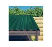 vidaXL Dakpanelen 12 st 100x36 cm gepoedercoat staal groen319142 Vert G