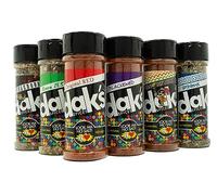 DAK's Spices Lot de 6 épices 100 % sans sodium Épices et assaisonnement pour steak, volaille, poisson, légumes contenant 0 % de sel