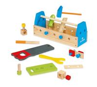 Dal- Boîte à Outils en Bois pour Enfants, 54109, Multicolore