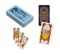 Dal - L'Oracle de la Sibille, Jeu de Cartes de Tarot Originales avec livret en Anglais, pour cartomancie complète et de Haute qualité, pour débutants et avancés