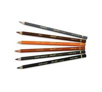 Dal Molin Crayon à Dessin Artistique, Conté a Paris de Couleur sanguin XVIIIE SECOLO (611)