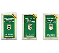 Dal Napoletane 81 Extra 014004 Jeu de cartes régionales italiennes, étui vert, jeu de 40 cartes (lot de 3)