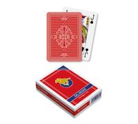 Dal Negro 24130 Cartes Poker S. Siro A1 Rouge Plastique