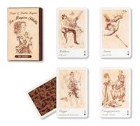 Dal Negro carte de tarot 11,6 x 7,2 cm carton beige/brun 54-part Marron G