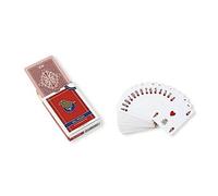 Dal Negro 24130 Cartes Poker S. Siro A1 Rouge Plastique