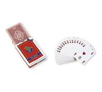 Dal Negro 24130 Cartes Poker S. Siro A1 Rouge Plastique