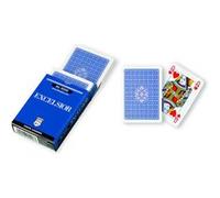 Dal Negro cartes à jouer Excelsior A188 mm carton bleu 55-part Bleu G