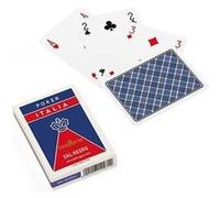 Dal Negro cartes à jouer Poker Italia88 mm carton bleu 55-part Bleu G