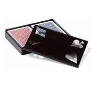 Dal Negro cartes à jouer Ramino carton rouge/bleu 2 parties Bleu G