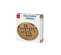 Dal Negro Jeu de société chinois 30 cm en bois beige/bleu foncé 2 pièces Beige G