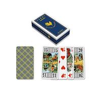 Dal Negro Jeu de Tarot Le Coq Imperial 100% Plastique - 021087 Multicolore