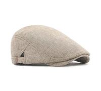 Dalababa Bérets Plate Homme, Casquette D'été Réglable et Respirante Newsboy Hat, Chapeau Souples Vintage Ivy Beret Fashion Golf Driving Fishing Flat Cap, 55-60 CM