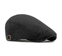 Dalababa Bérets Plate Homme, Casquette D'été Réglable et Respirante Newsboy Hat, Chapeau Souples Vintage Ivy Beret Fashion Golf Driving Fishing Flat Cap, 55-60 CM