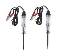 DALAETUS 2 Pièces Testeur de Circuit Automatique Kit, Circuit de Fil de Camion de Voiture, 6V 12V 24V DC Tournevis Stylo de Testeur de Circuit de Tension Électrique pour Interrupteur, Fusible, Fils