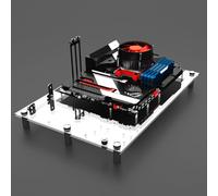 DALAIBUKESI DIY Gaming Computer Open Case Châssis Acrylique Rack Support ATX M-ATX ITX Cartes mères PC Banc de Test