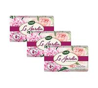Dalan Le Jardin Savon Pur Végétal Pivoine & Rose 200g (Lot de 3)