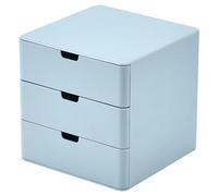 Dalanpa Organisateur de courtoisie à 3 tiroirs - Compact - Bleu