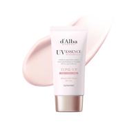 d'Alba Italian White Truffle Waterfull Tone-Up Sunscreen SPF 50+ PA++++, écran solaire teinté aux filtres UV hybrides véganes, effet éclat & illumination, soin coréen pour la peau (50 ml)