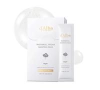 d'Alba Paquet de Couchage Végétalien à la Truffe Blanche Italienne, Masque Visage de Nuit Non Lavable, Portable, Type de Gel, Rétention d'Hydratation, Adapté aux Peaux Sensibles, Soin de Peau Coréen