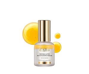 d'alba Piedmont Sérum revitalisant double couche à la truffe blanche italienne, sérum d'hydratation 100 heures, sérum double solution 2 en 1, sérum éclat et hydratation longue durée, (1,01 fl.oz)