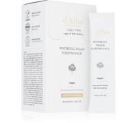 d'Alba Waterfull Vegan Sleeping Pack masque hydratant apaisant pour la nuit 4x12 ml