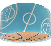 Dalber 1 Plafonnier Enfant Basket Pannier, Bleu