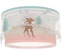 Dalber 1 Plafonnier Enfant Loving Deer Cerf Les Animaux Rose
