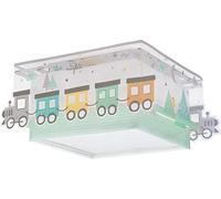 Dalber 63536 Plafonnier pour chambre d'enfant Motif train de nuit Culot E27