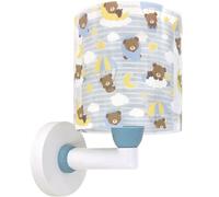 Dalber Applique Murale Enfant Baby Teddy Ours bleu nuages, 41579T, E27