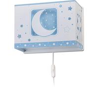 Dalber applique murale enfant Moonlight lune et étoiles Bleu