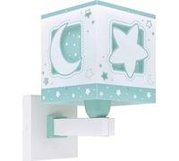 Dalber Applique murale enfant Moonlight lune et étoiles Vert, 63239H, E27