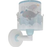 Dalber Applique murale enfant Whale Dreams Baleines Bleu les animaux, 61179T, E27