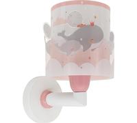 Dalber Applique murale enfant Whale Dreams Baleines Rose les animaux, 61179S, E27