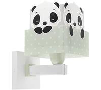Dalber Lampe Applique Murale Enfant Ours Panda Animaux Vert 63169H, E27