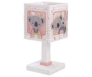 Dalber Lampe de Chevet Enfant Koala Animaux Rose, 63261S, E14