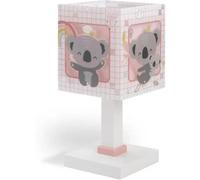 Dalber - Lampe De Chevet Enfant - Koala - Motif Koala, L 15 Cm, H 30 Cm, Rose Multicolore