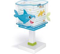 Dalber lampe de chevet enfant Little Shark Requin animaux, Chambre Enfant, 63471, E14
