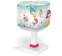 Dalber lampe de chevet enfant Sirènes Mermaids, Chambre Enfant, 63441, E14, Turquoise
