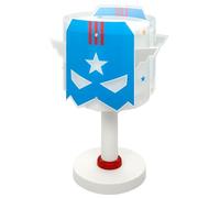 Dalber Lampe de chevet ou de table enfant Blue Hero Super-héros, 61811N, G4 - LED 4 W - Ampoule incluse
