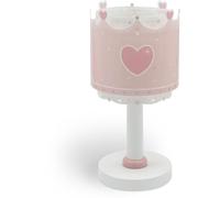 Dalber Lampe de chevet ou de table enfant Little Queen Reine Princesse Couronne, 61101N, G4 - LED 4 W - Ampoule incluse, Rose