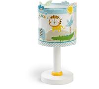 Dalber Lampe de chevet ou de table enfant My Little Jungle Animaux Jungle Lion Éléphant, 76111N, G4 - LED 4 W - Ampoule incluse