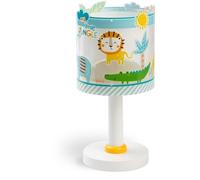 Dalber Lampe de chevet ou de table enfant My Little Jungle Animaux Jungle Lion Éléphant, 76111N, G4 - LED 4 W - Ampoule incluse