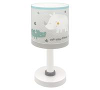 Dalber Lampe de chevet ou de table enfant Rhino & Croco Rhinocéros Crocodiles, 60621N, G4 - LED 4 W - Ampoule incluse